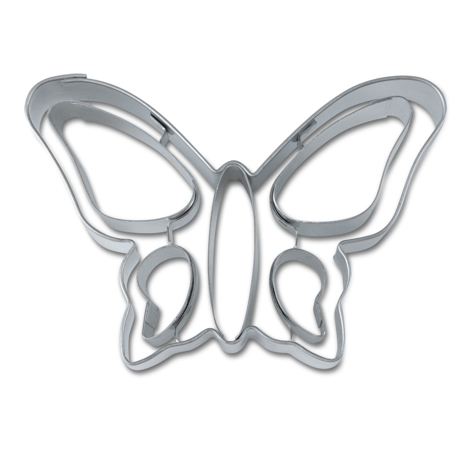Emporte piece a patisserie en inox papillon 8 cm - stadter