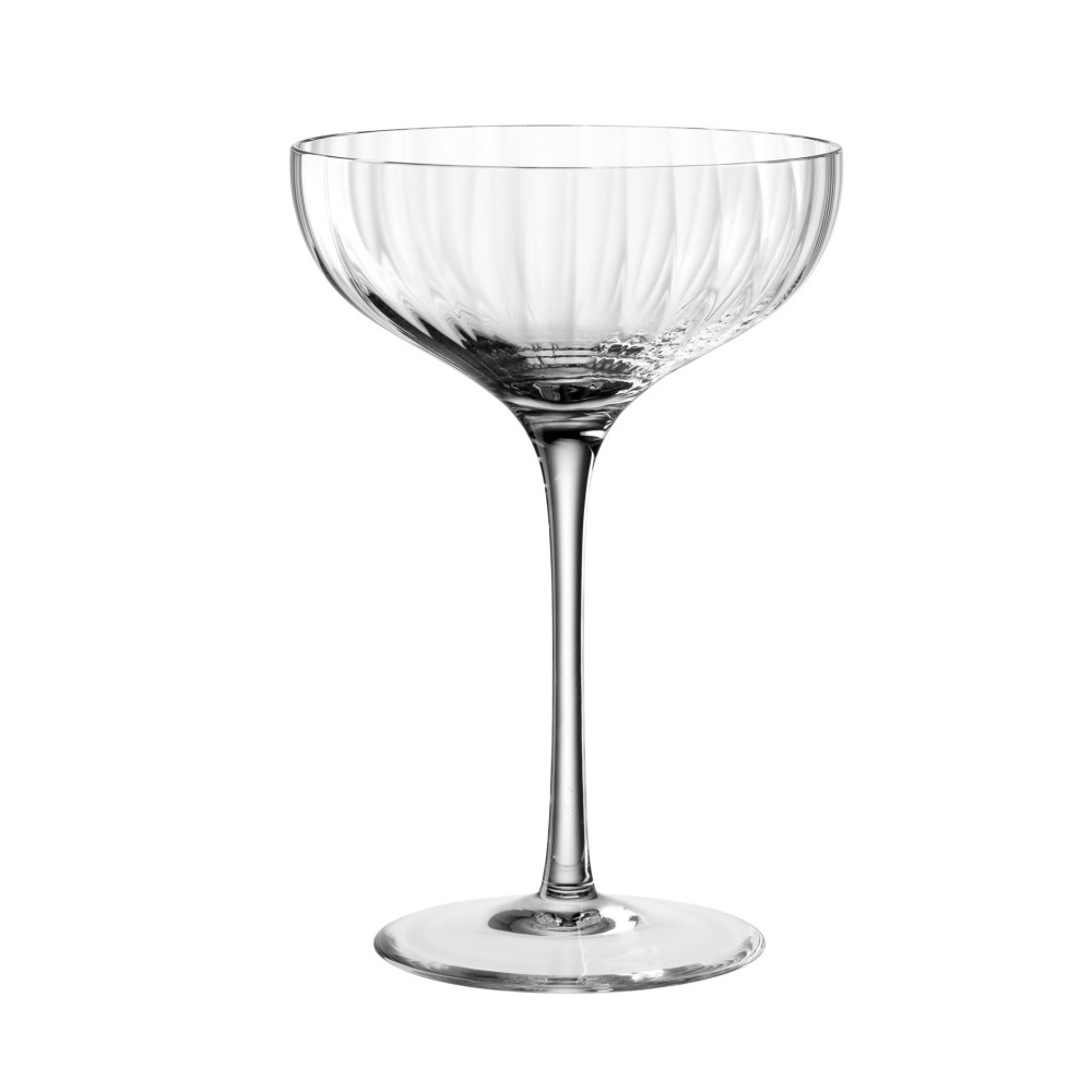 Lot de 6 coupes a champagne poesia 260 ml - leonardo