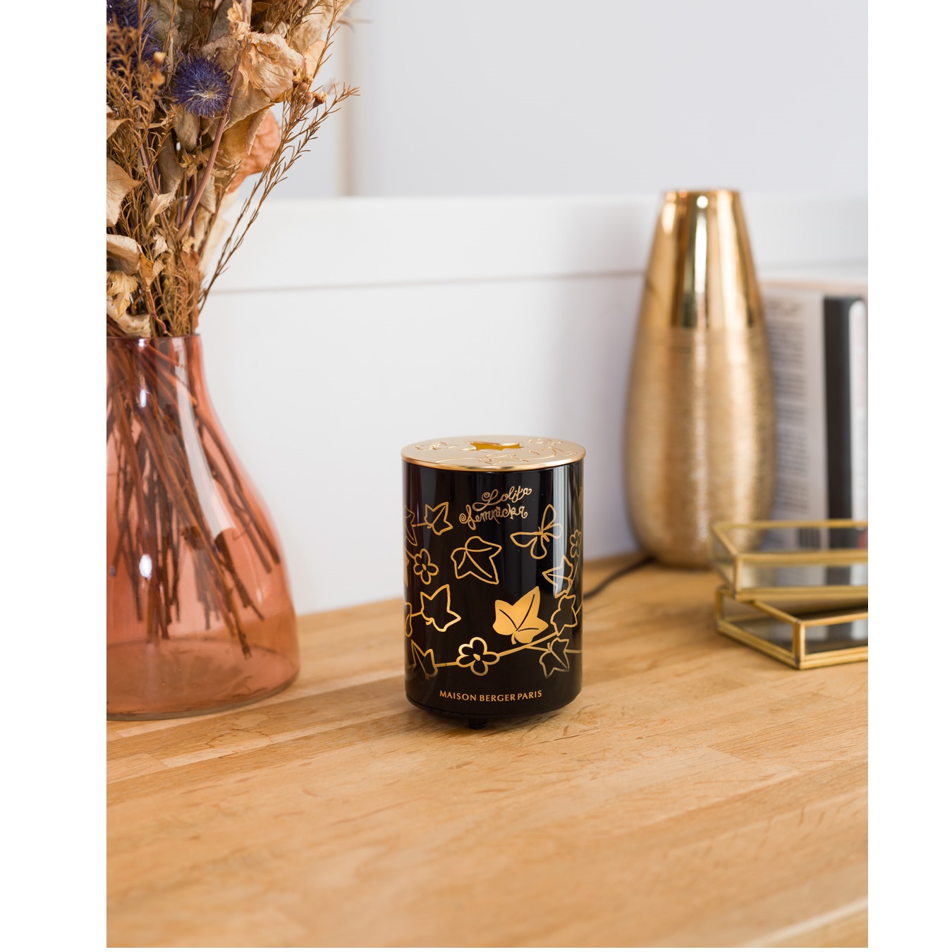 Diffuseur électrique lolita lempicka noir + recharge 475 ml - maison berger paris