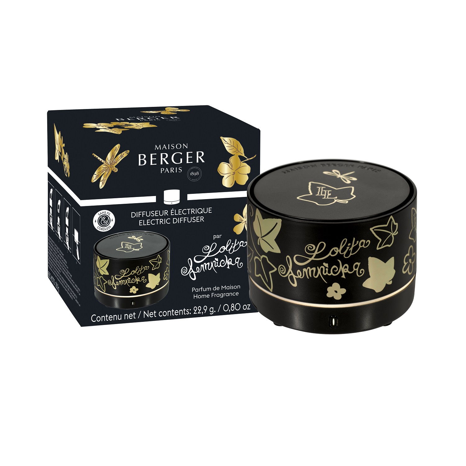 Diffuseur électrique lolita lempicka black edition - maison berger paris