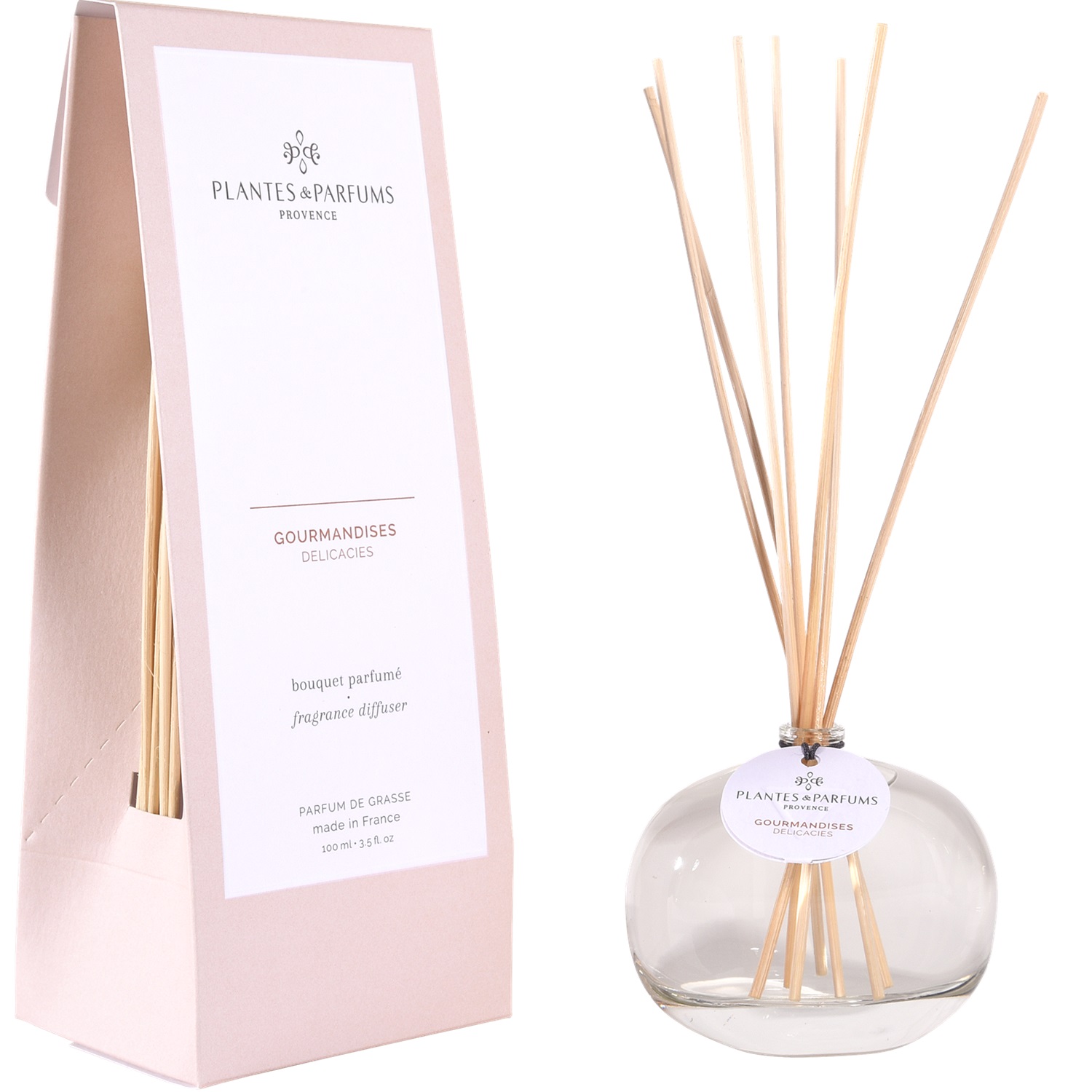 Bouquets à brins parfumés 100 ml gourmandises - plantes et parfums de provence