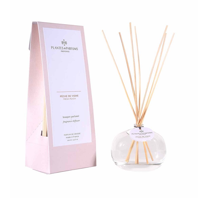 Bouquet brins parfumes 100 ml peche de vigne - plantes et parfums de provence