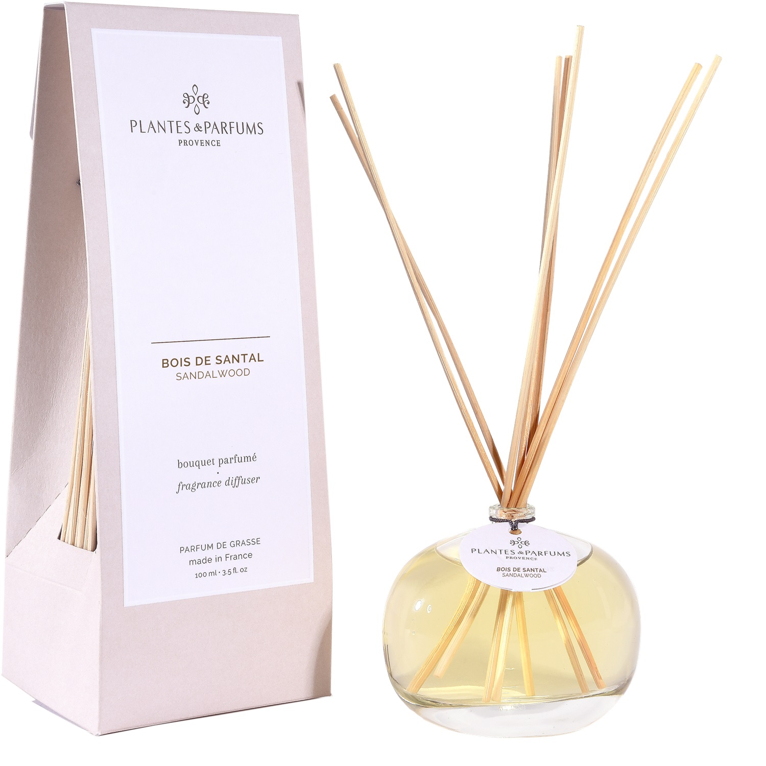 Bouquet à brins parfumés 100 ml bois de santal - plantes et parfums provence
