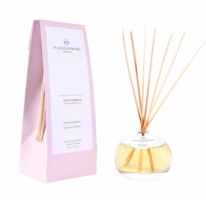 Bouquet brins parfumes 100 ml diva camelia - plantes et parfums provence