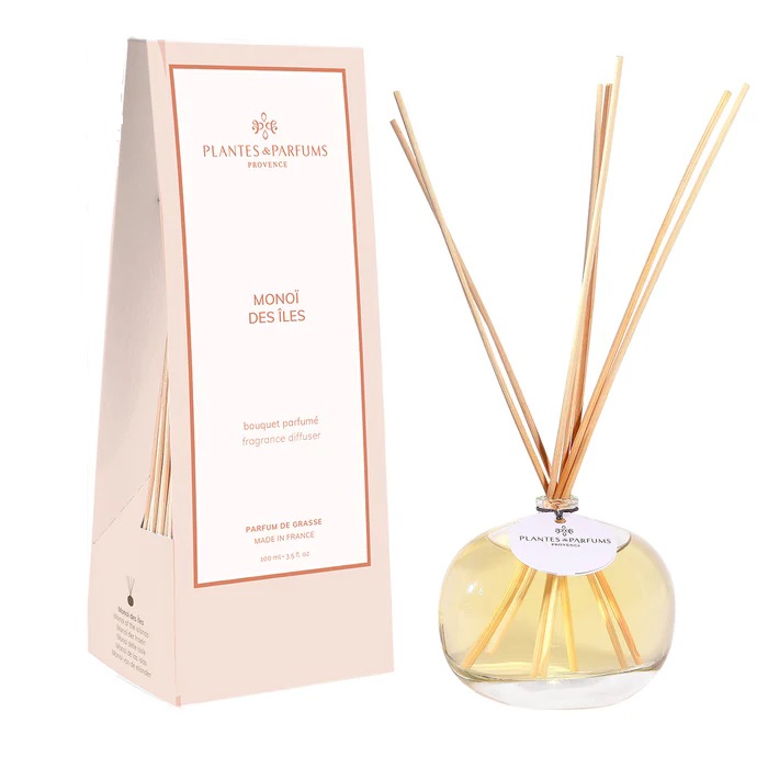 Bouquet brins parfumés 100 ml monoï des îles - plantes et parfums provence