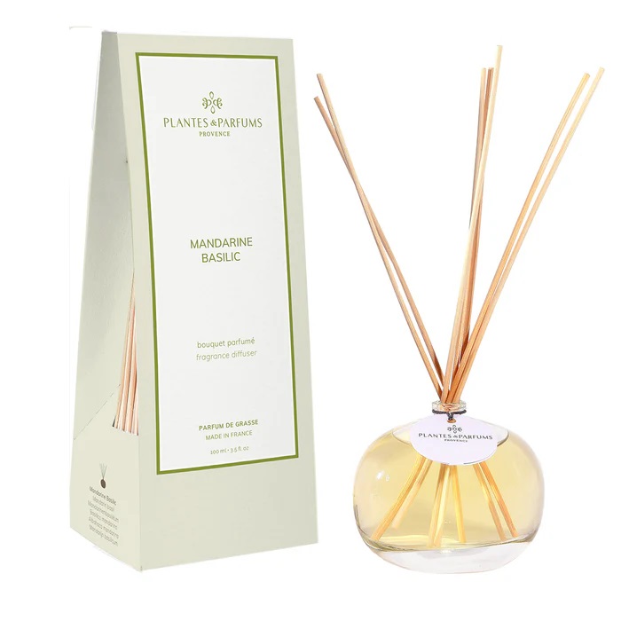 Bouquet brins parfumés 100 ml mandarine basilic - plantes et parfums provence