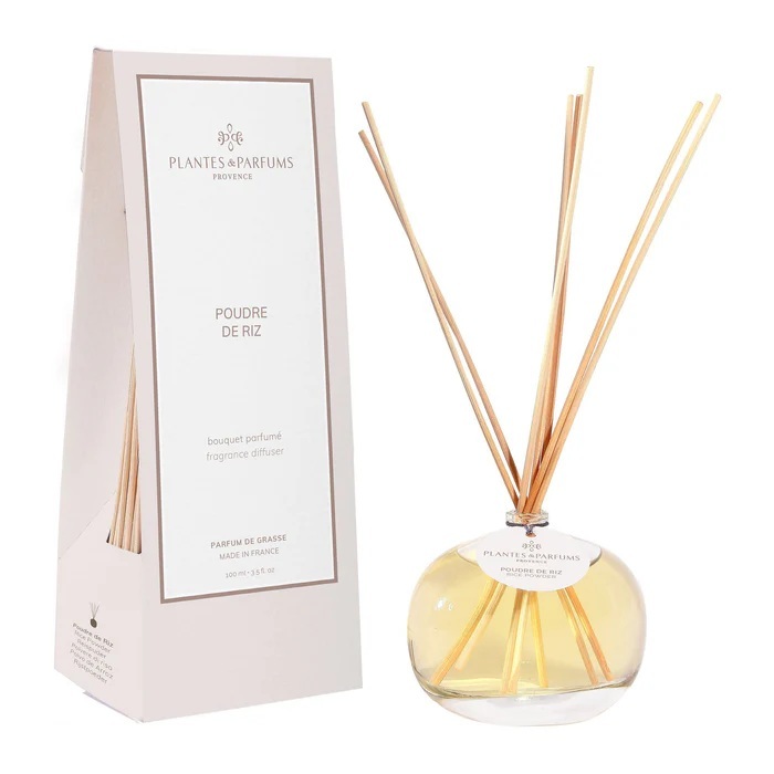 Bouquets à brins parfumés 100 ml poudre de riz - plantes et parfums de provence