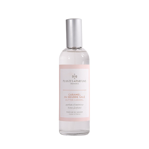 Parfum d interieur en spray 100 ml caramel au beurre sale - plantes et parfums de provence