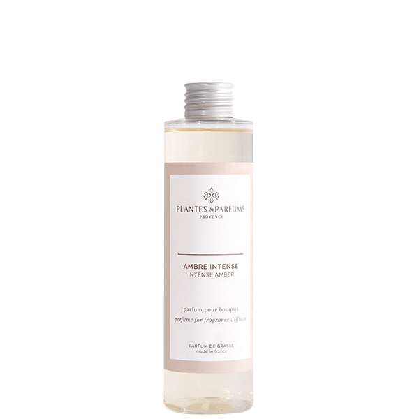 Recharge pour bouquet parfume 200ml ambre intense - plantes et parfums de provence
