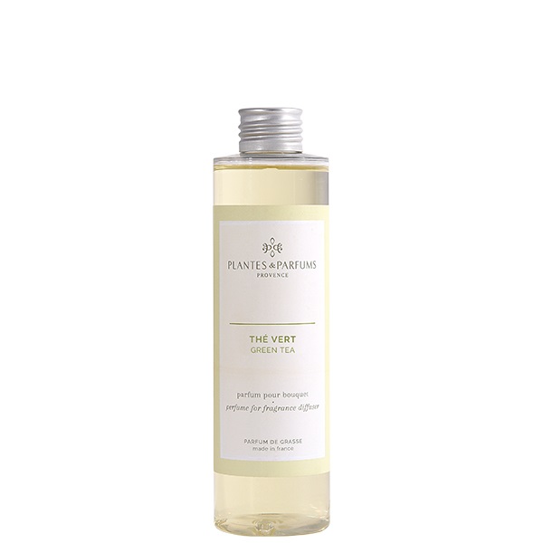 Recharge pour bouquet parfume 200ml the vert - plantes et parfums de provence