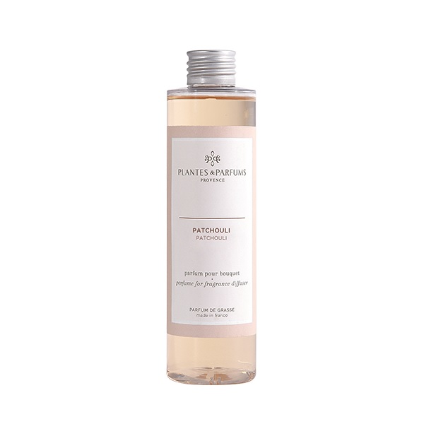 Recharge pour bouquet parfume 200ml patchouli - plantes et parfums de provence