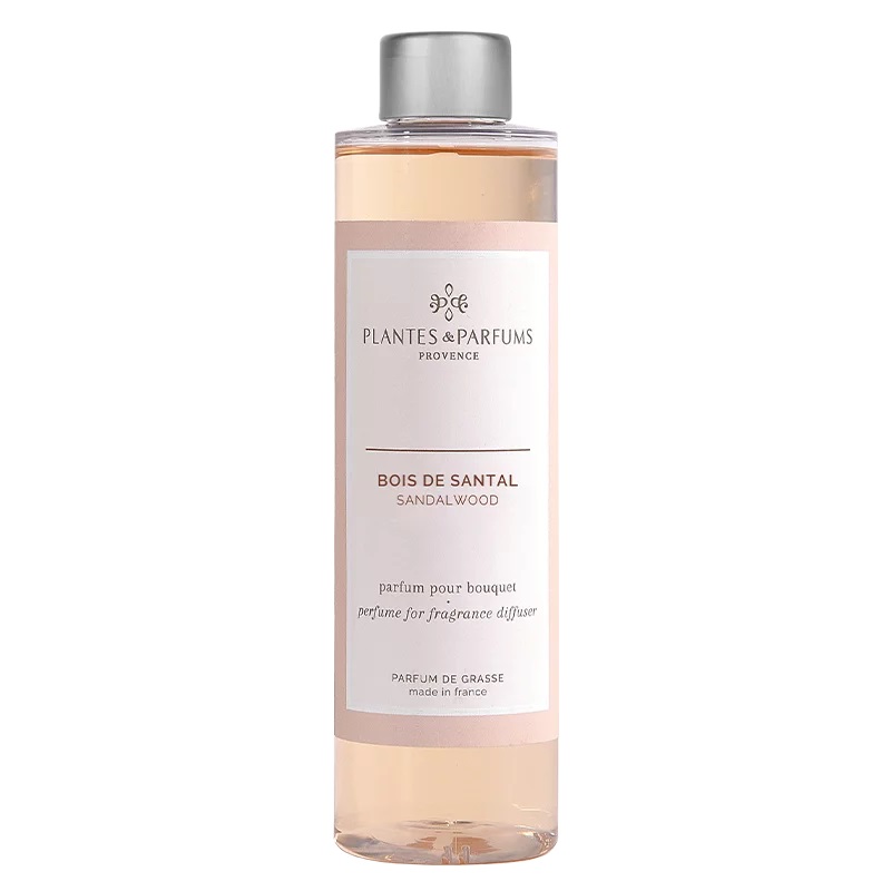 Recharge bouquet parfume 200ml bois de santal - plantes et parfums de provence