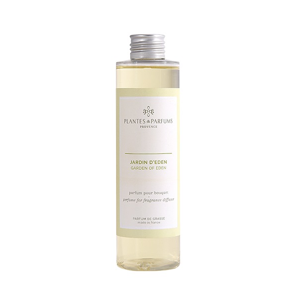 Recharge pour bouquet parfume 200ml jardin d eden - plantes et parfums de provence