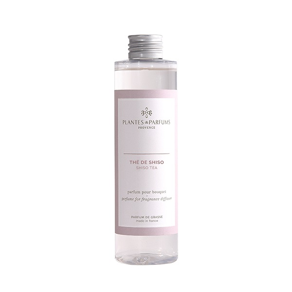 Recharge pour bouquet parfume 200ml the de shiso - plantes et parfums de provence