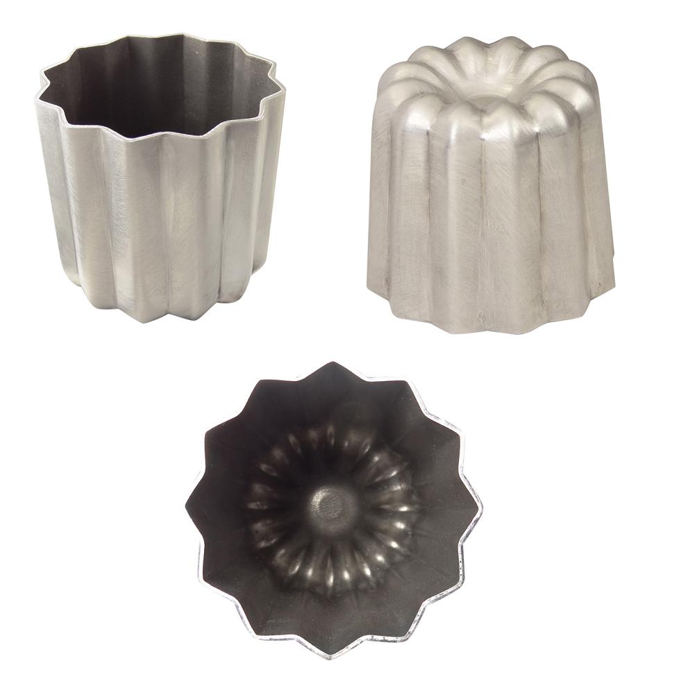 Moule a canneles bordelais anti-adherent - ustensiles a patisserie - gobel