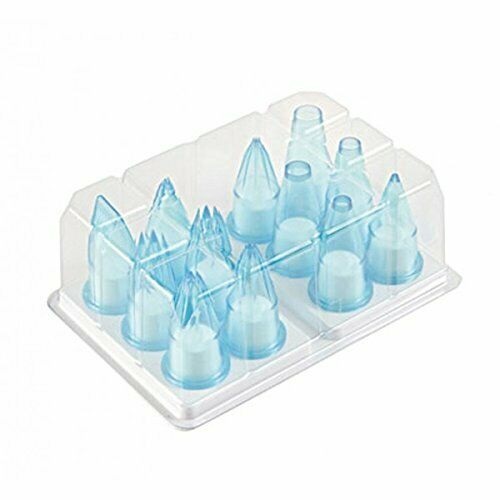 Blister 12 douilles assorties polycarbonate tubes bpc12a - silikomart