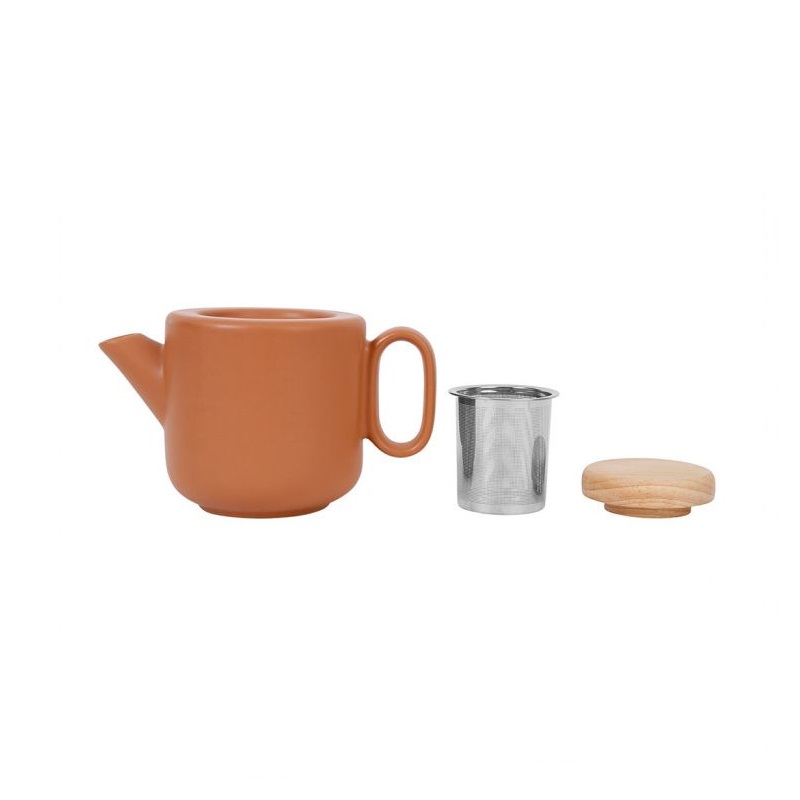 Theiere baltika en gres terracotta 1 l filtre inox - sema
