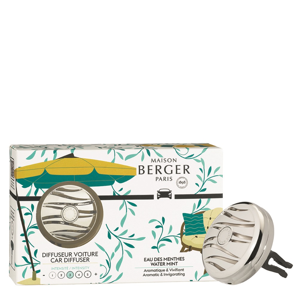 Diffuseur voiture summer eau des menthes - maison berger paris
