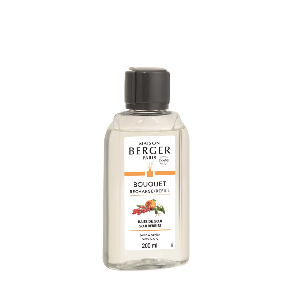 Baies de goji recharge 200ml pour bouquet parfumé - maison berger paris