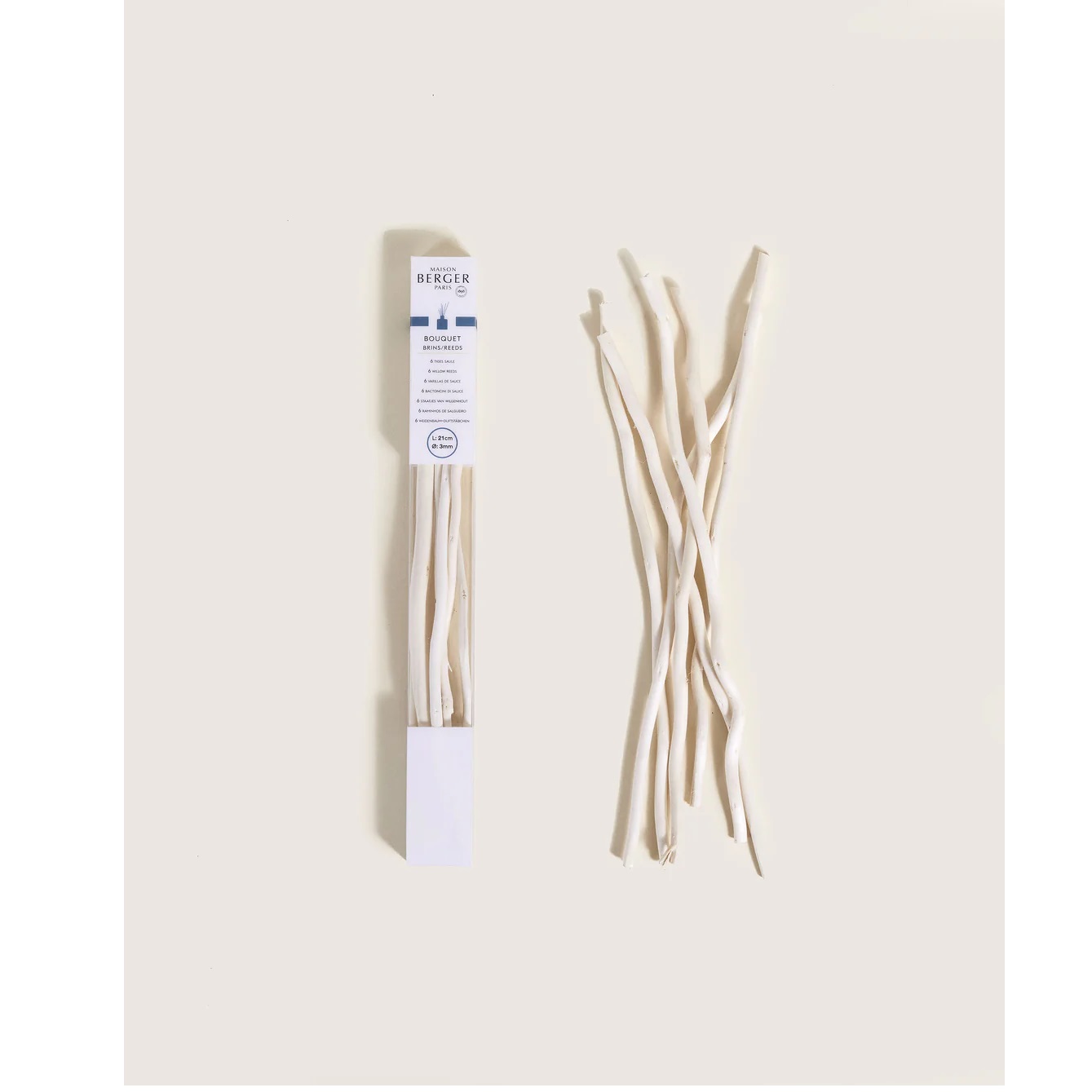 Etui de 8 tiges pour bouquet parfumé 24 cm - maison berger paris