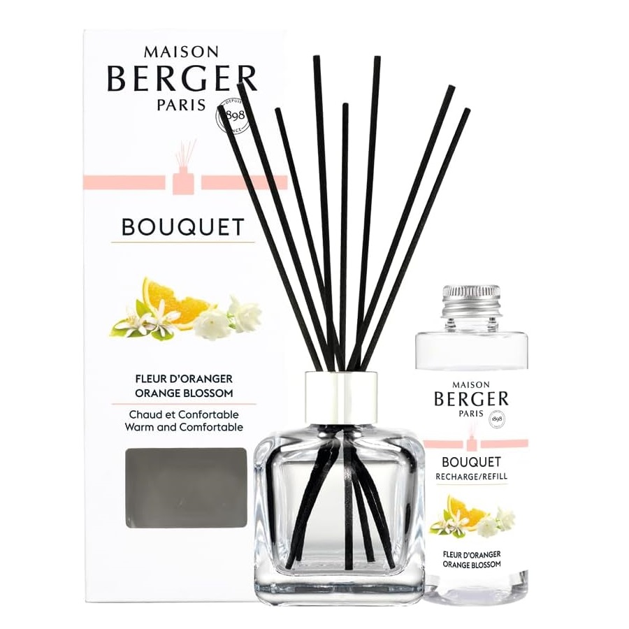 Bouquet cube parfumé fleur d'oranger 100 ml - maison berger paris