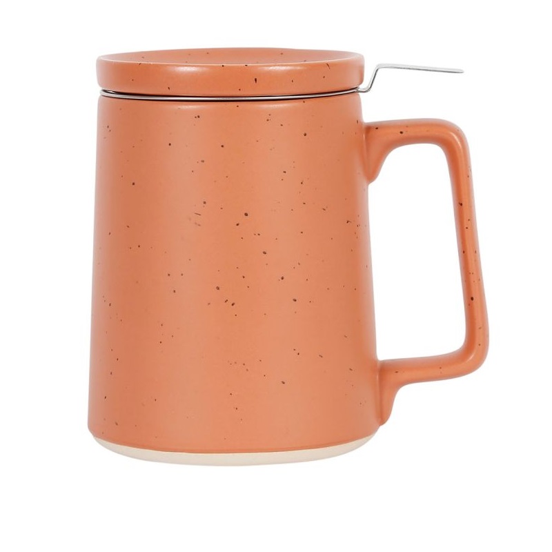 Tisanière verde terracotta 0,5 l filtre inox - sema