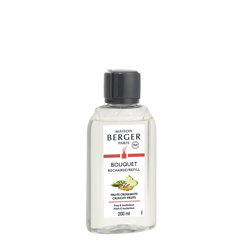 Fruits croquant - recharge 200ml pour bouquet parfumé - maison berger paris