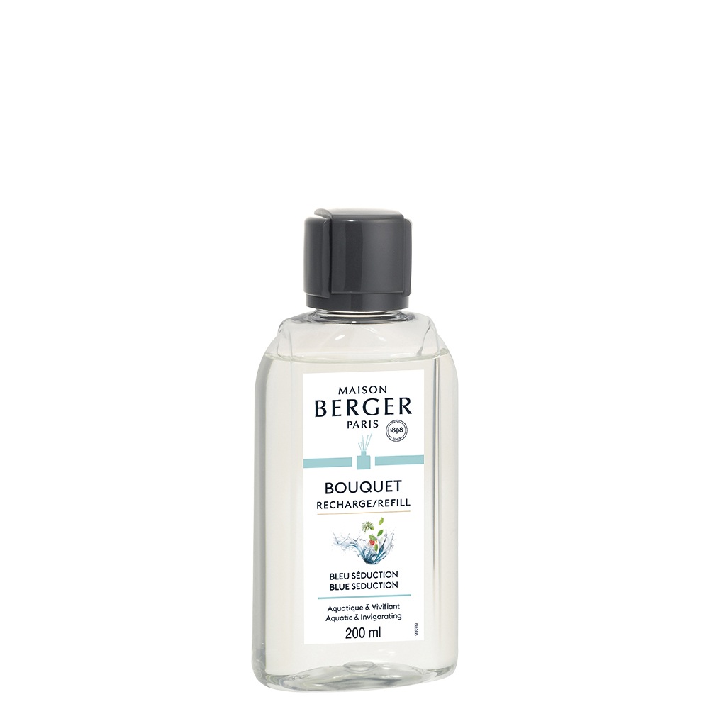 Bleu séduction recharge 200 ml pour bouquet parfumé - maison berger paris