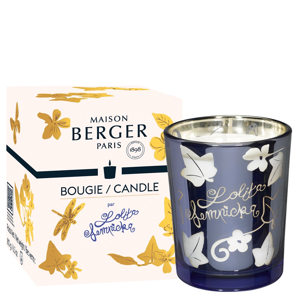 Lolita lempicka bougie parme 180g - maison berger paris