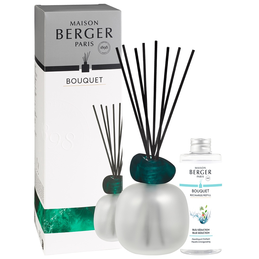 Bouquet parfumé minéral givré émeraude - maison berger paris