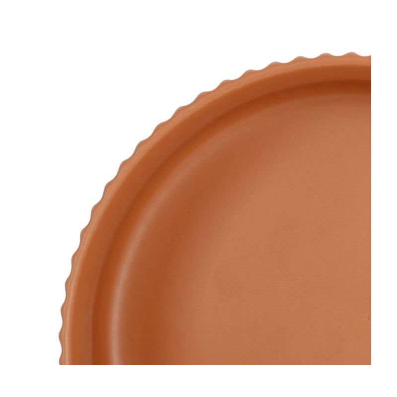 Lot de 2 saladiers sweet leaves nude et amandes d16 xh7 cm grès - sema