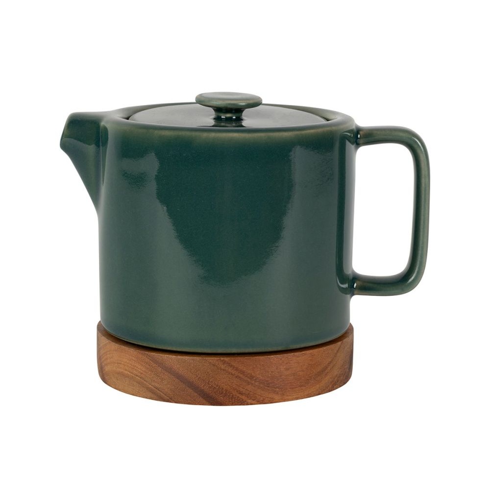 Théière nordika en grès émeraude 70cl filtre inox - sema