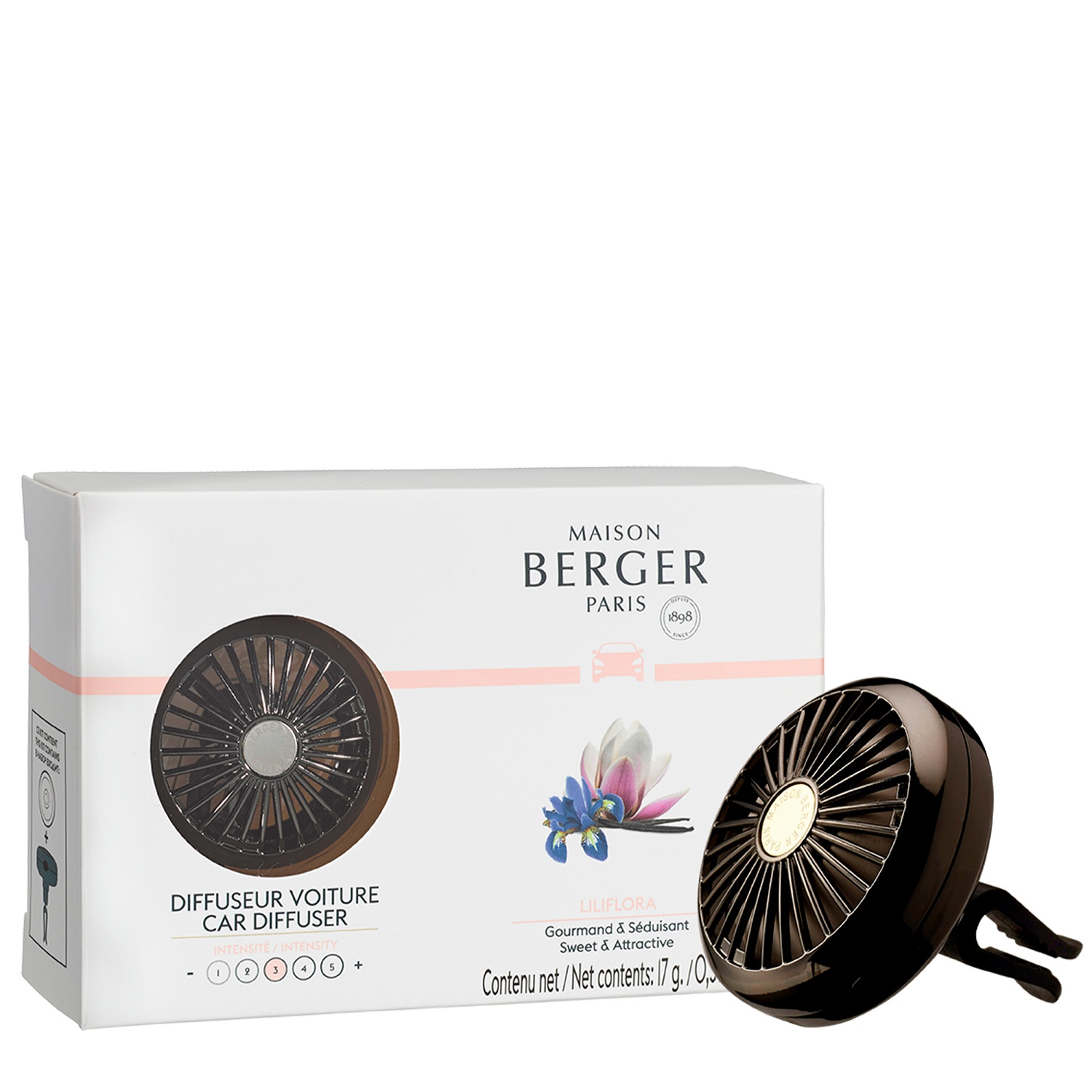 Diffuseur voiture liliflora - maison berger paris