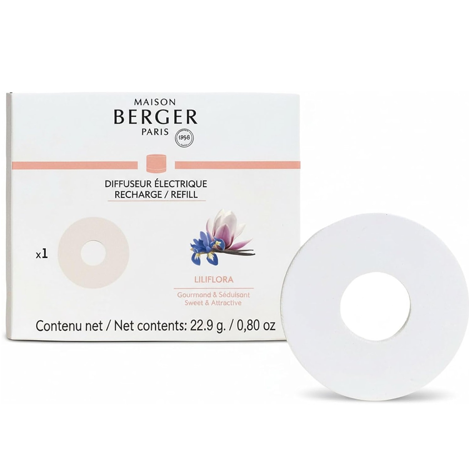 Recharge diffuseur nomade liliflora - maison berger paris