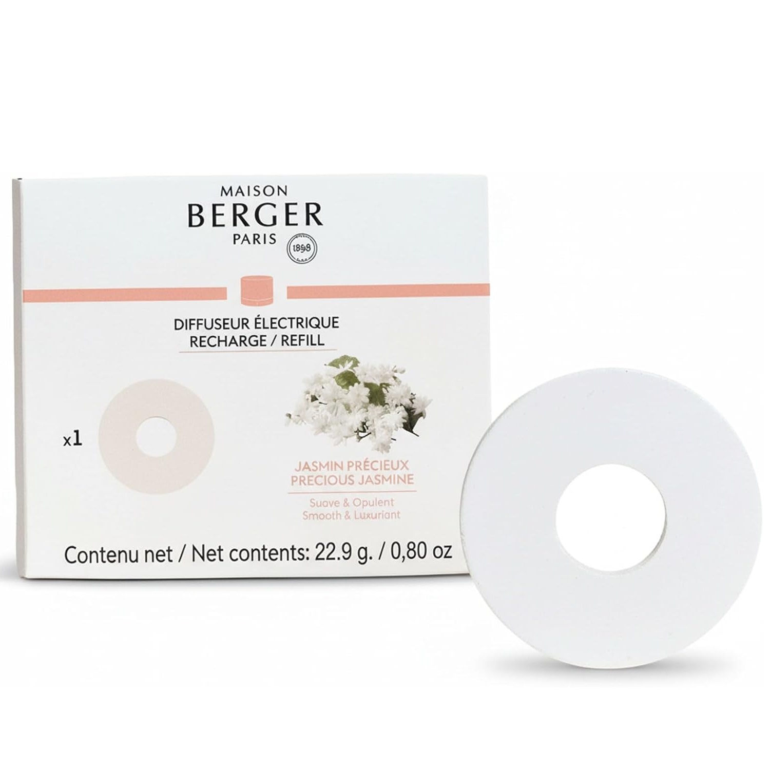 Recharge diffuseur nomade jasmin précieux - maison berger paris