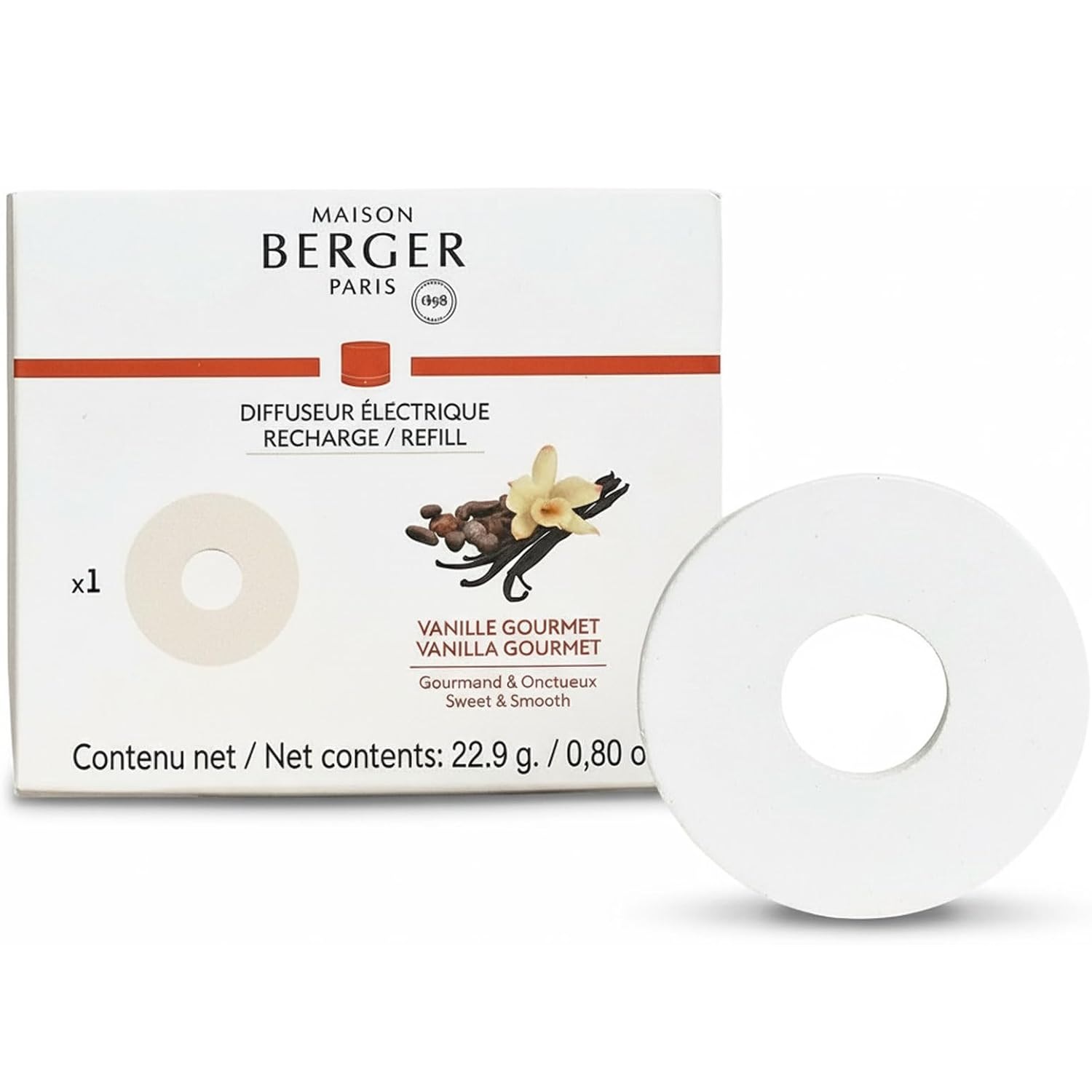 Recharge diffuseur nomade vanille gourmet - maison berger paris