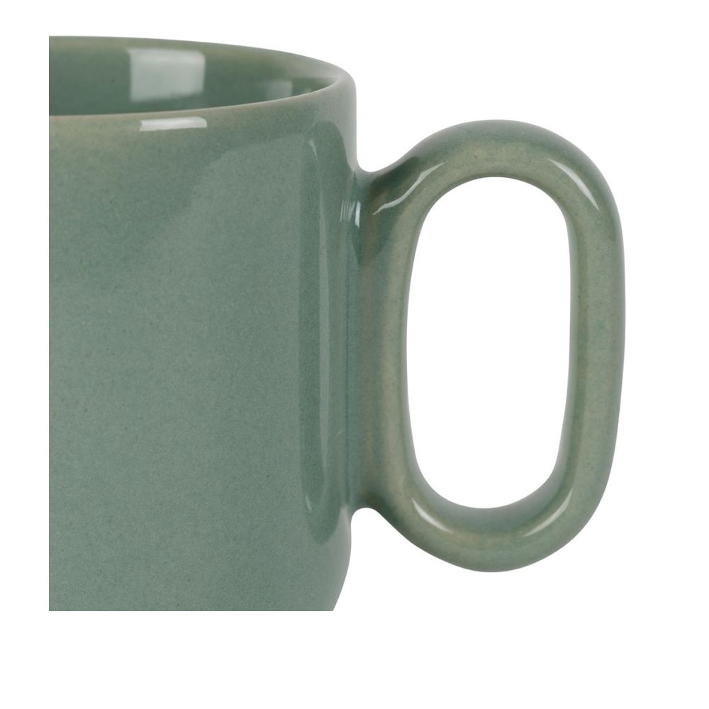 Lot de 6 tasses à café baltika sauge en grès 10 cl - sema