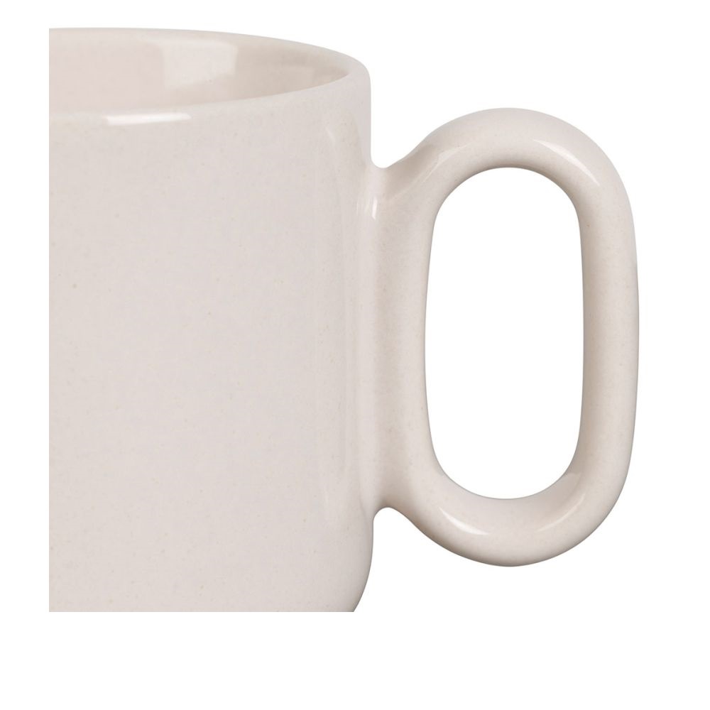 Lot de 6 tasses à café baltika écru en grès 10 cl - sema