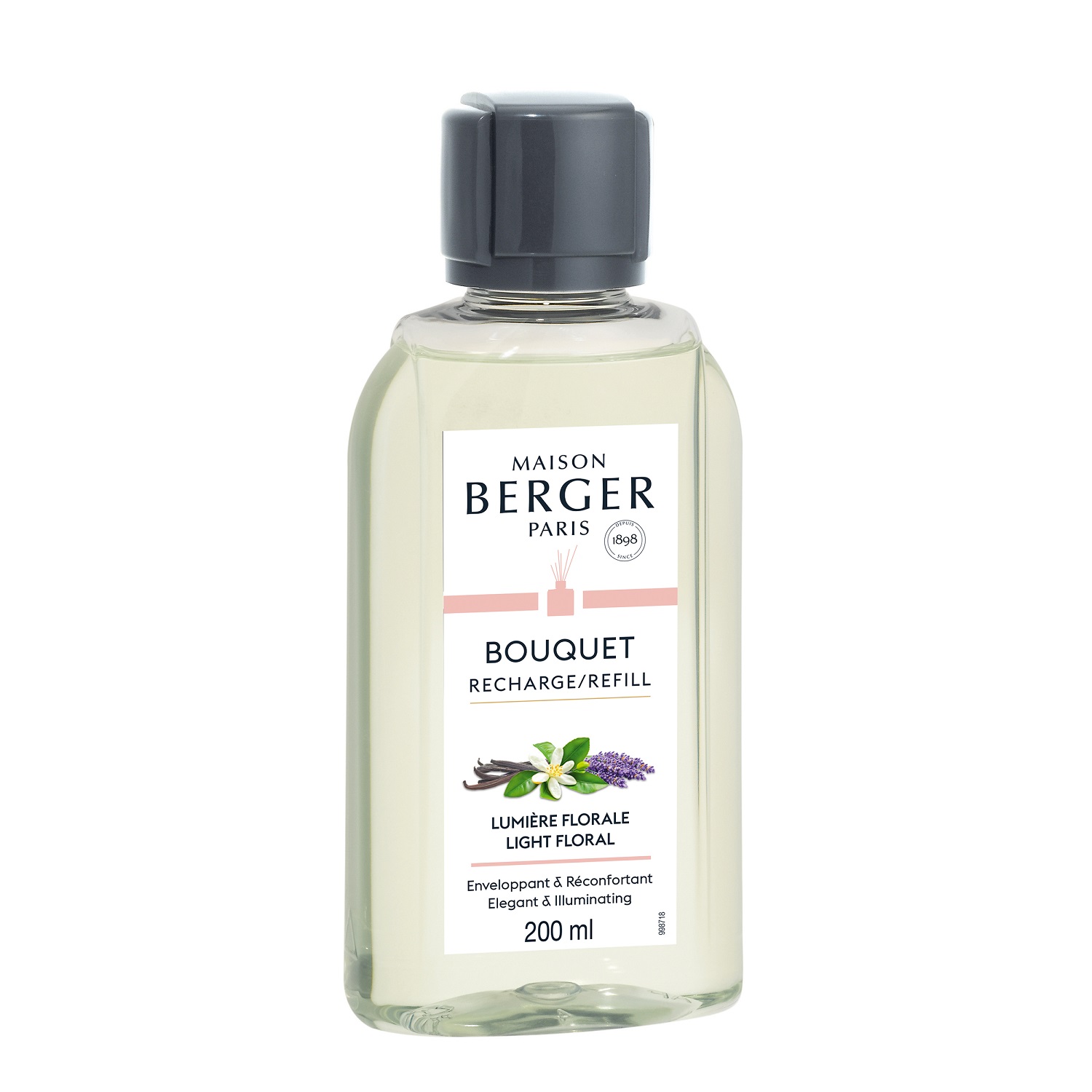 Lumière florale - recharge 200ml pour bouquet parfumé - maison berger paris