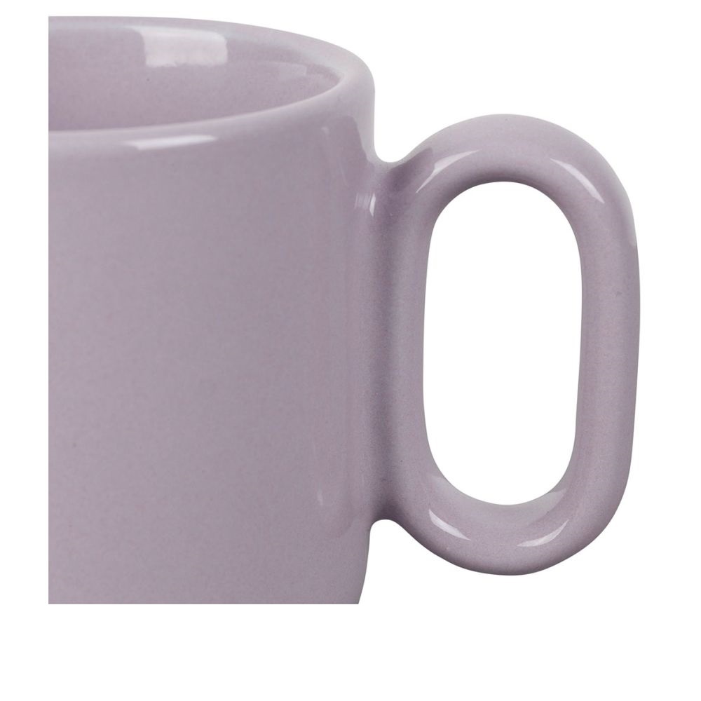 Lot de 6 tasses à café baltika lilas en grès 10 cl - sema