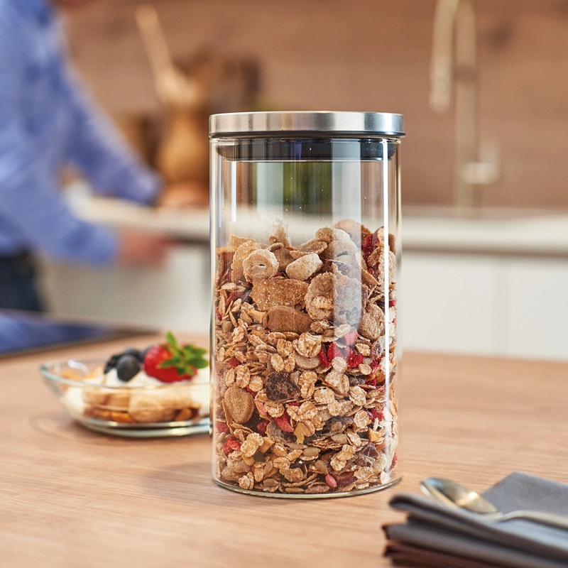 Boite de conservation en verre comodo 1 l - leonardo