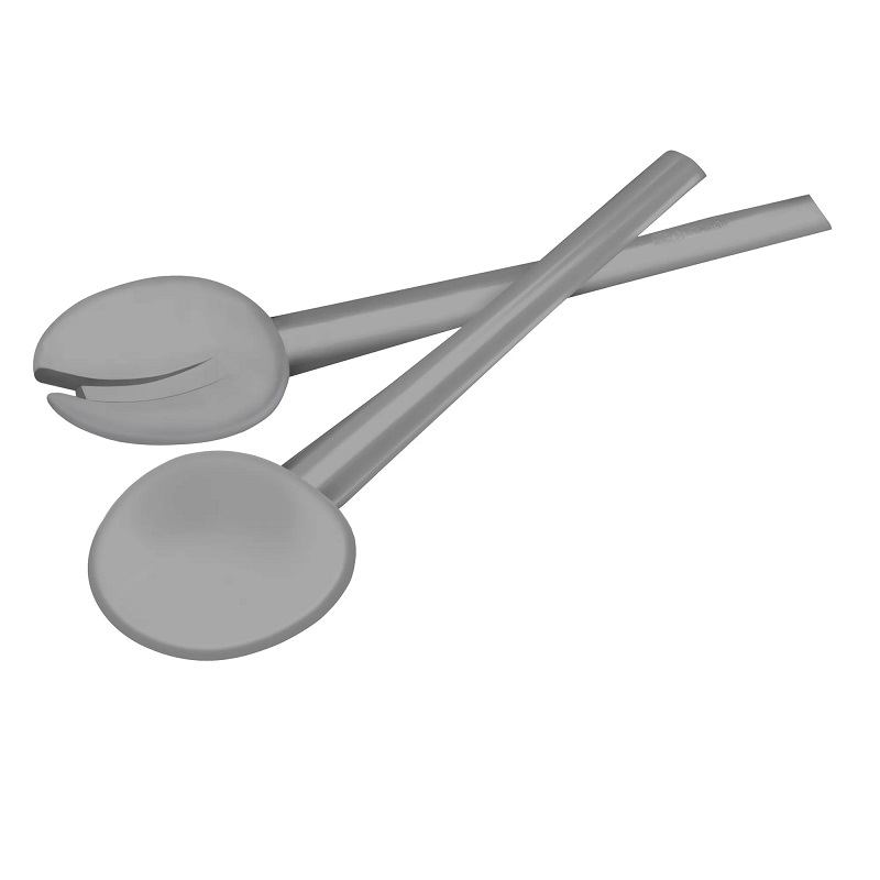 Couverts a salade happy hour gris fonce 20 cm - guzzini