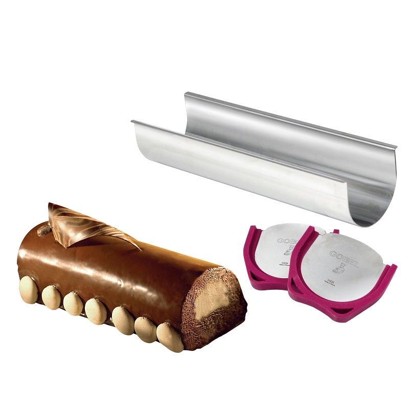 Gouttiere a buche en inox etanche embouts amovibles 30 cm - gobel