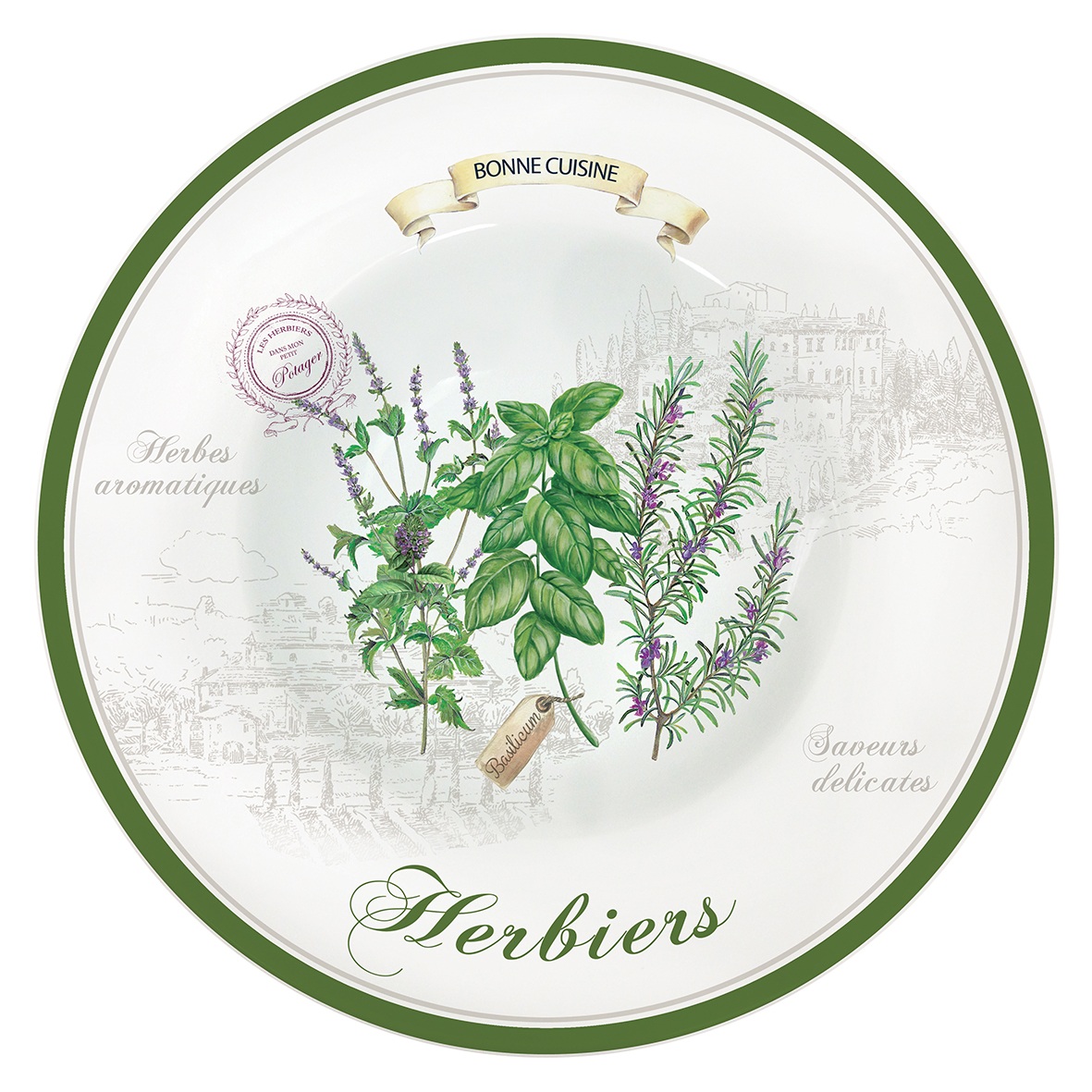 Plat a pates herbiers 30 cm - easylife