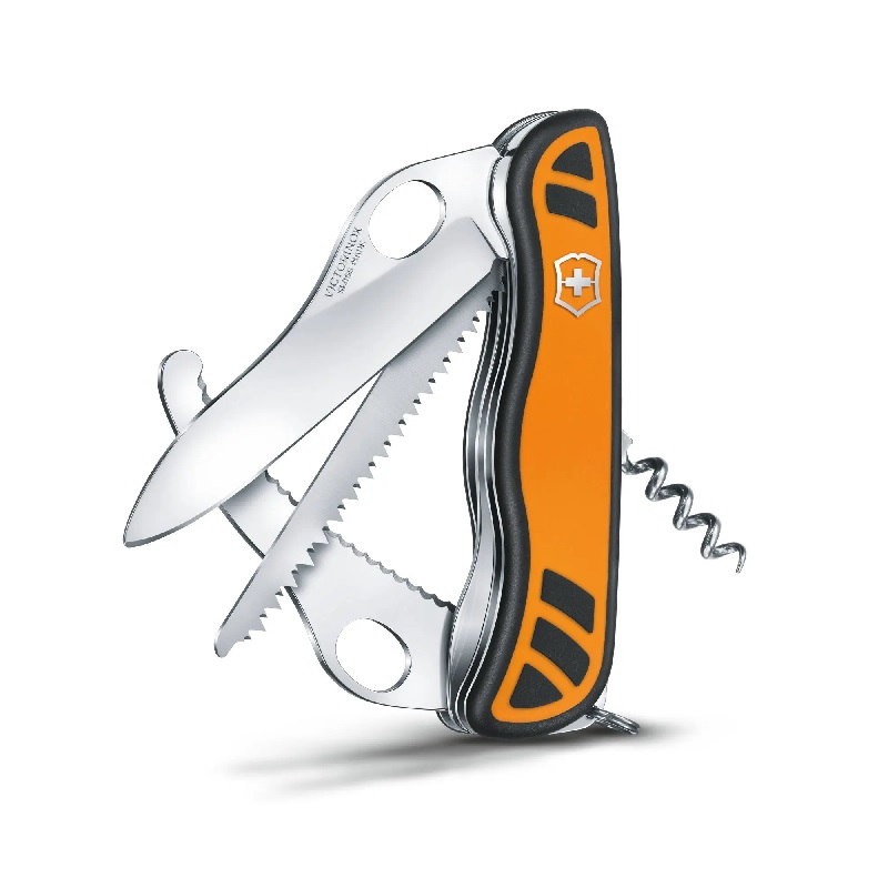 Couteau suisse de poche hunter xt bi-matiere orange - victorinox 