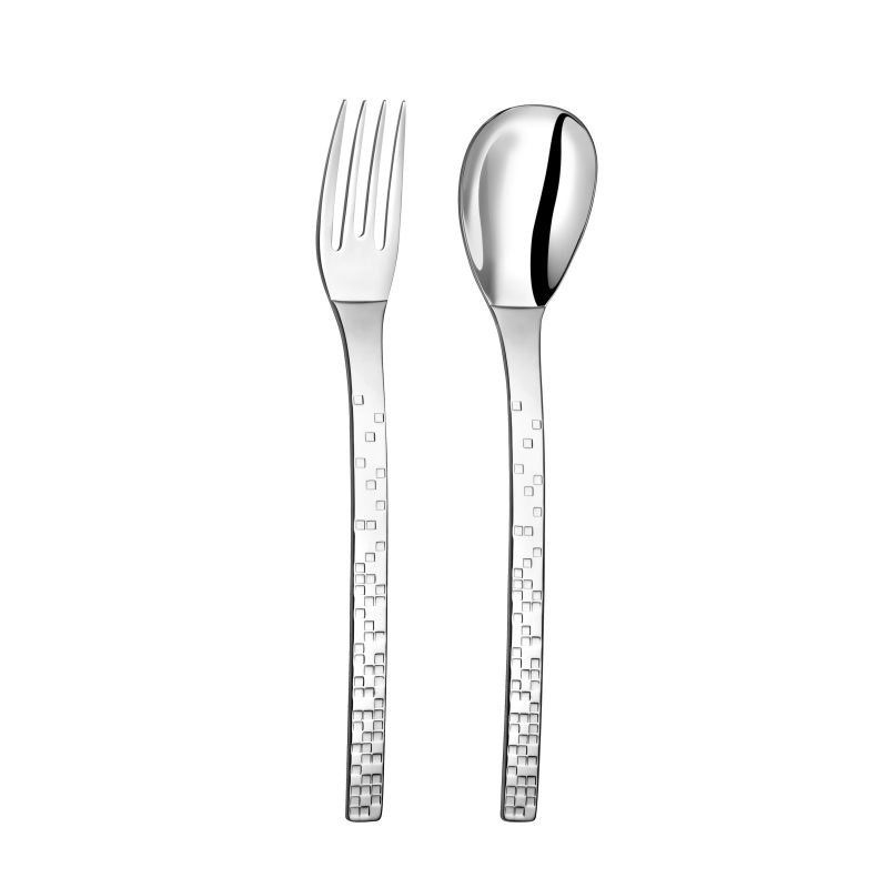 Pix'elle 3d ensemble couverts de service en inox - couzon