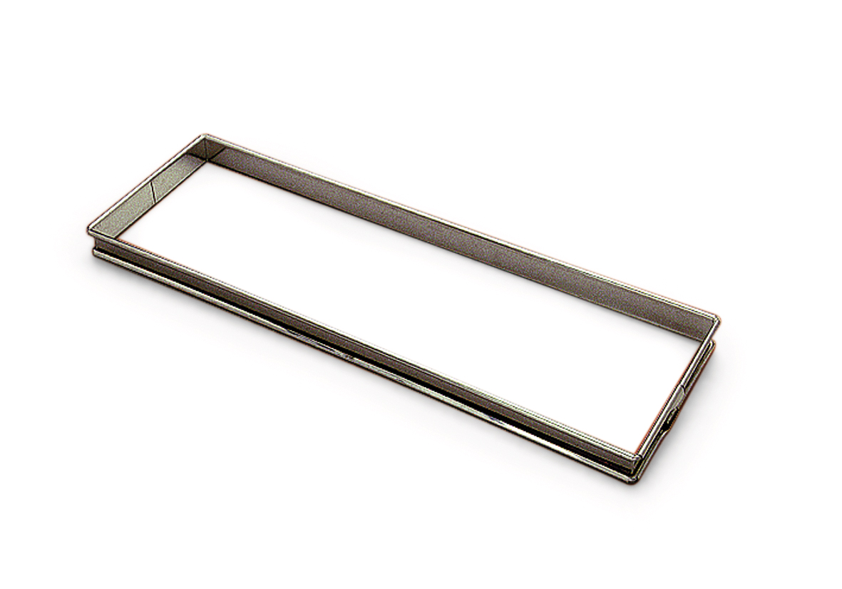 Cadre a tarte ou a flan en inox 55 x 11 cm - gobel