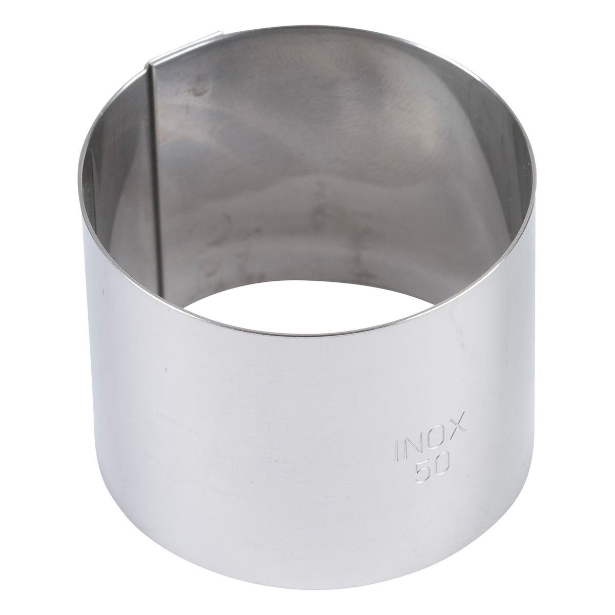 Cercle à mousse inox - pâtisserie - ø80 mm h40 mm- gobel
