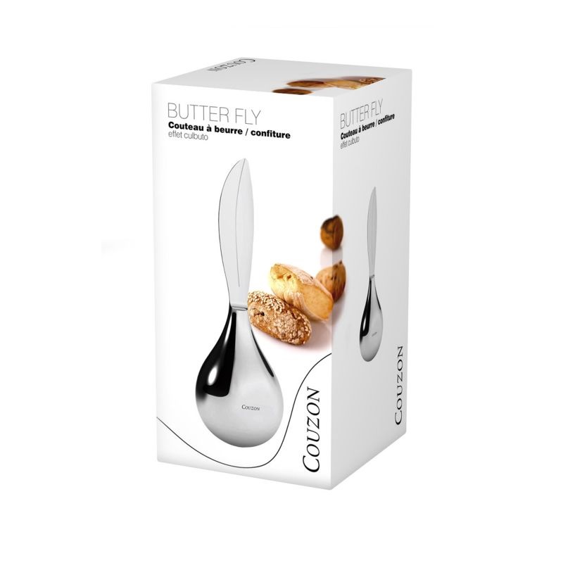 Butterfly - couteau beurre et confiture en inox brillant - couzon