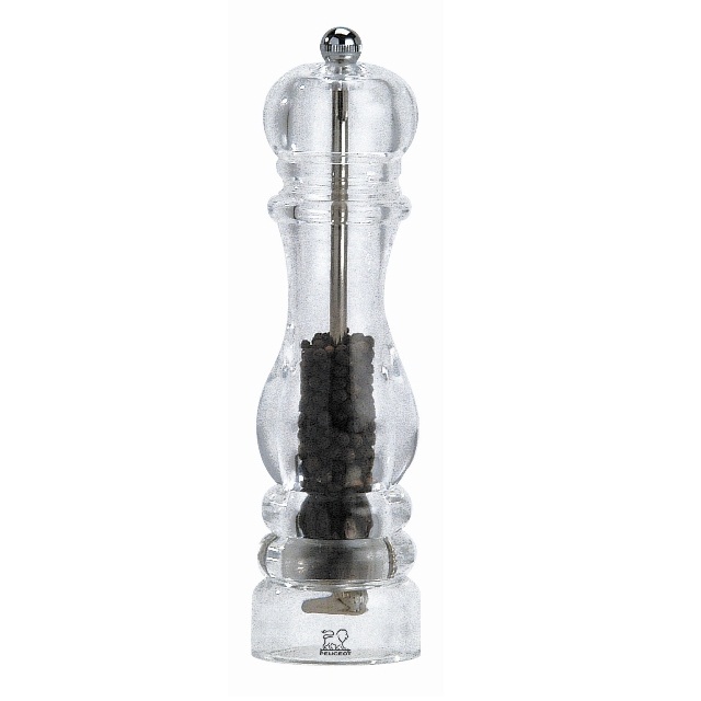 Moulin a poivre transparent nancy 22 cm - peugeot saveurs